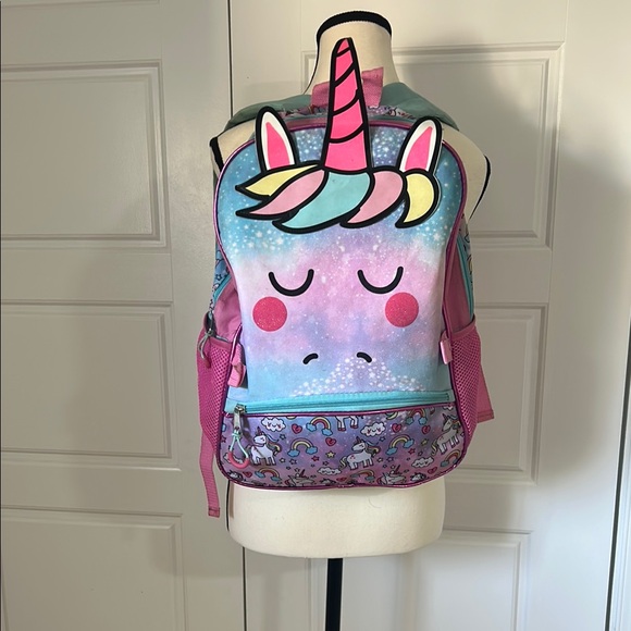 Fast Forward Other - Pink and Blue Unicorn Fantasy Standard Size School Backpack